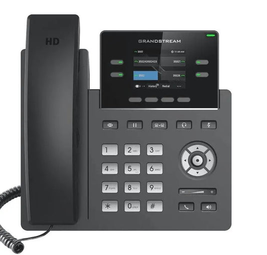 Teléfono IP de 4 lineas de Grado Operador Pantalla 2.4 COLOR, 2LINEAS  POE