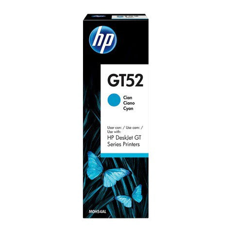 HP botella de tinta gt52 cyan 8000Pgs M0H54Al