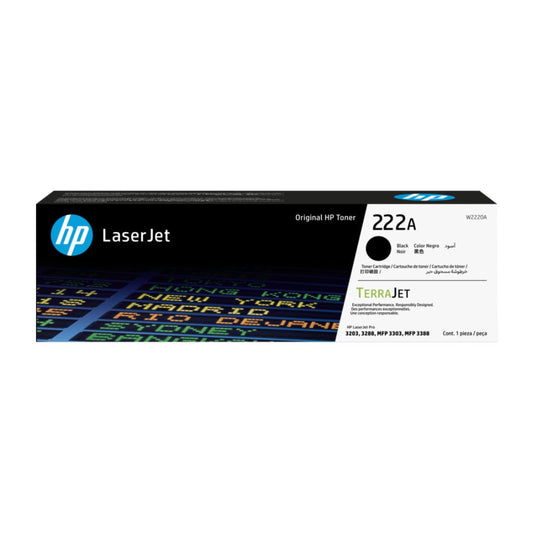 HP toner negro 222A W2220A