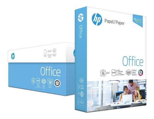 HP caja 10 unds resma 8.5 X 11 500 Hjs blancura 98% 75gr "Bond"