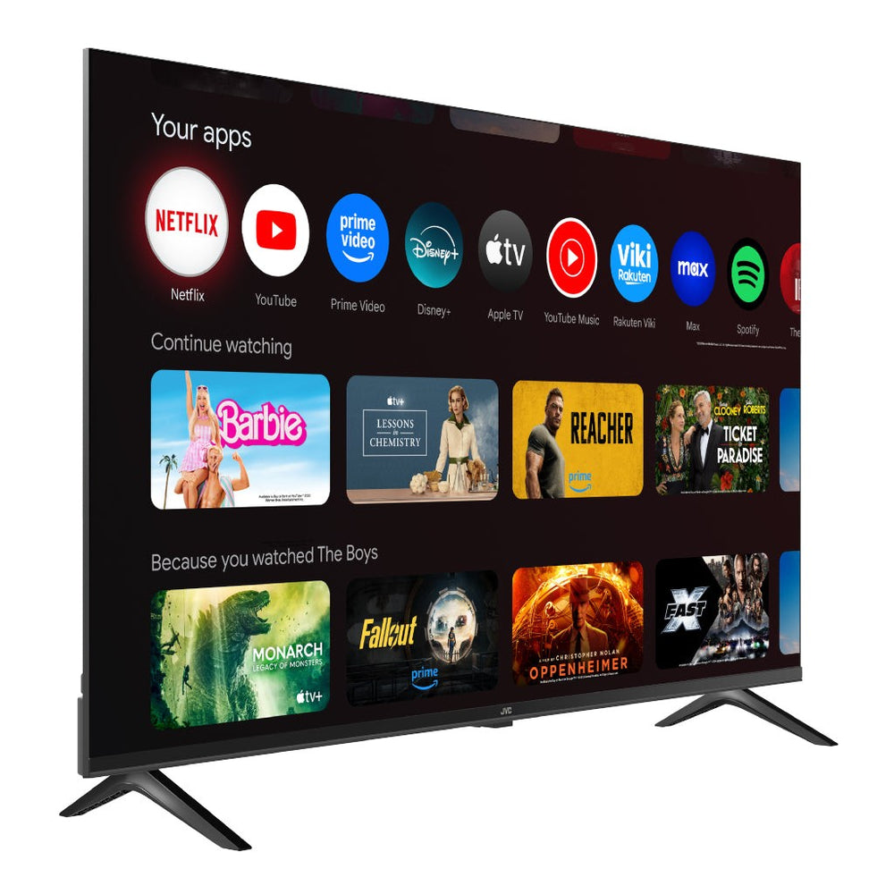 JVC televisor 43" google FHD vibrante sin bordes rerie Multi-H2 - LT-43KM358