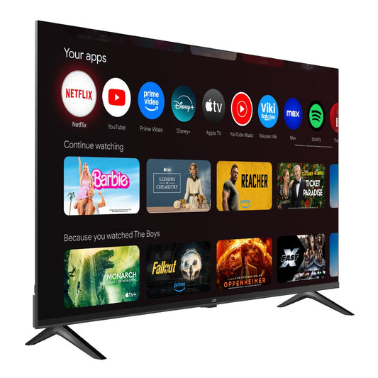 JVC televisor 43" google FHD vibrante sin bordes rerie Multi-H2 - LT-43KM358