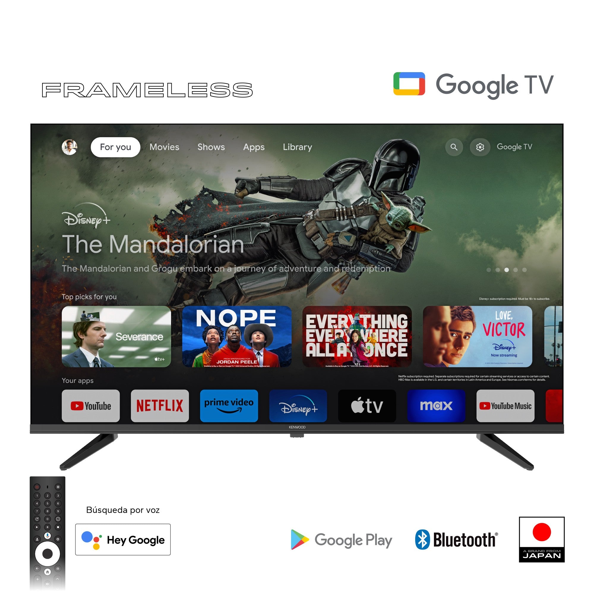 Kenwood televisor 58" - LTK-K58B53G