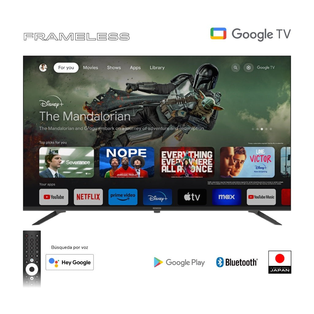 Kenwood televisor 50" UHD 4K - LTK-K50B53GN