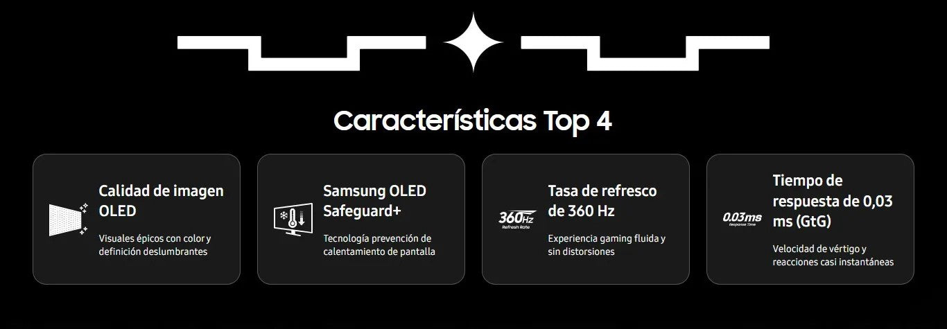 MONITOR SAMSUNG 27" FLAT OLED QHD GAMING