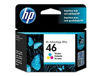 HP 46 - Color (cian con base de tinte, magenta con base de tinte, amarillo con base de tinte) - original