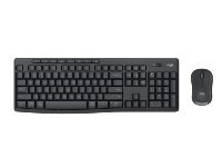 Logitech MK370 Combo for Business, Graphite - Juego de teclado y ratón - Bluetooth, 2.4 GHz