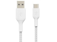 Belkin - Cable Braided - USB-C to USB-A Cable 2M WH