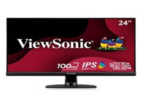 Viewsonic monitor - 24" - 1920 x 1080 - IPS - HDMI / VGA - Black