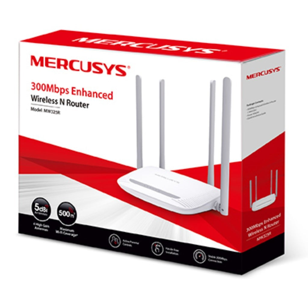 ROUTER MERCUSYS WIFI N 300MBPS 4 ANTENAS