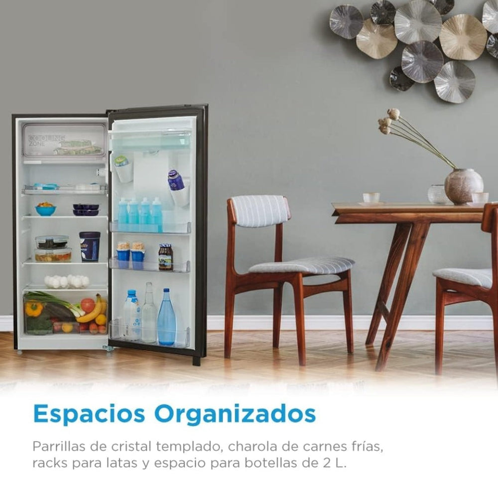 Midea frigobar una puerta 7 pc escarcha negro MRD190CCDLSW