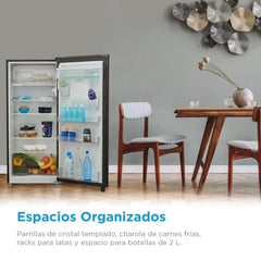 Midea frigobar una puerta 7 pc escarcha negro MRD190CCDLSW