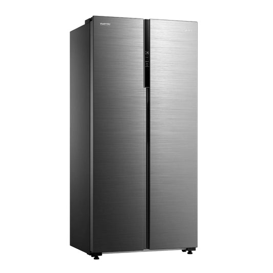 Midea refrigerador 16 pc color acero side by side inverter MDRS619FGM46