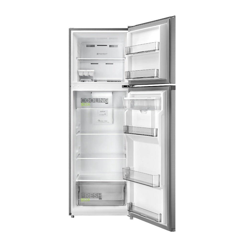 Midea refrigerador top mount 10 pc  Lake silver MDRT385MTM46WD