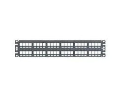 PATCH PANEL NK KEYSTONE 48PUERTOS 2U NEG