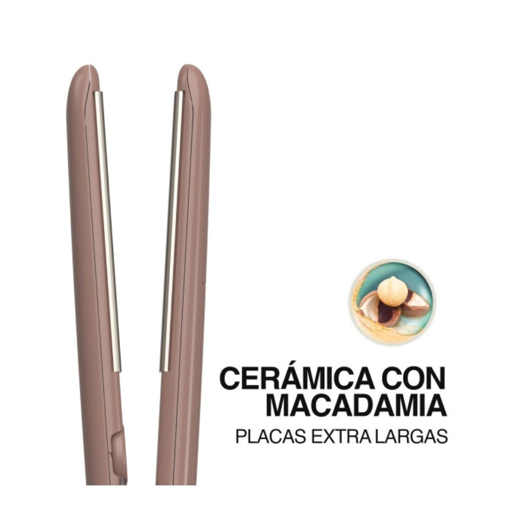 Remington plancha alisadora ceramica con macadamia - S6300M (110)
