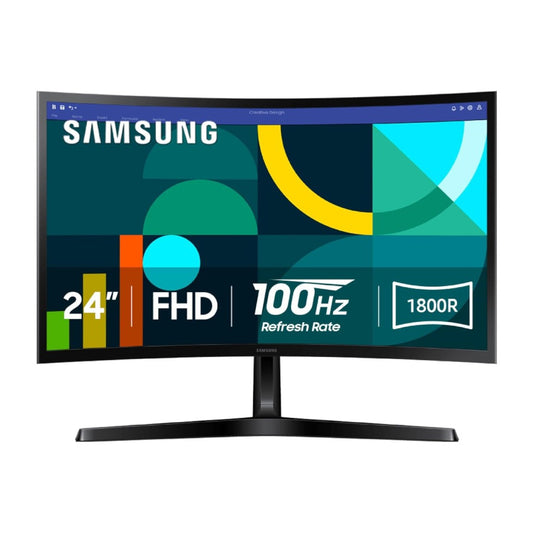 Samsung monitor LED curvo 24"     LS24D366GANXZA