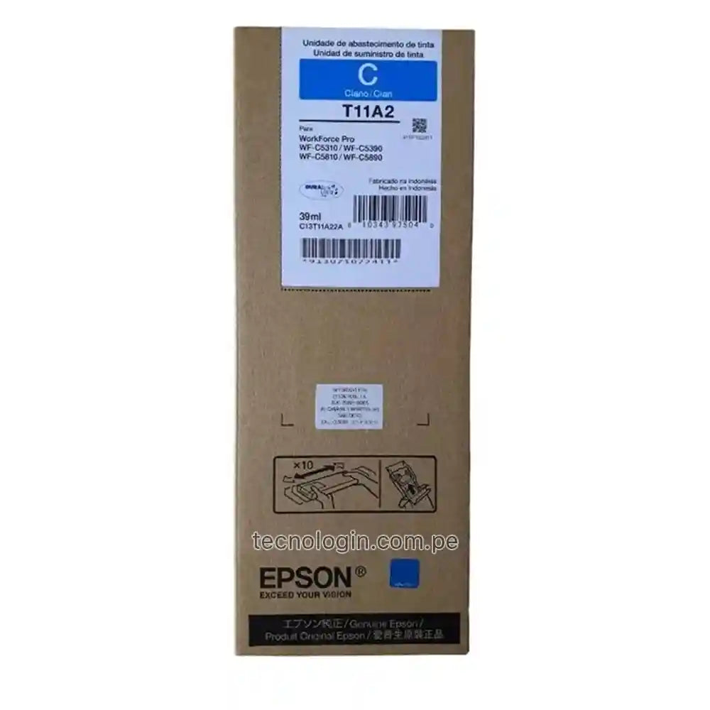 Cartucho de tinta Epson Cian T11A220-AL original