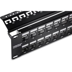 Pachera modular Panduit NKPP48FMY para cableado estructurado