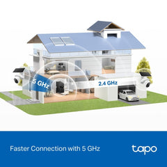 TP Link camara solar-powered pan/tilt Security - Tapo C660 KIT