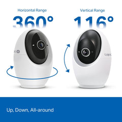 TP Link camara devVigilancia Wi-Fi Inteligente  Tapo C260, rotacion 360º, 4K 8MP, detección IA, reconocimiento facial, vision nocturna - Tapo C260