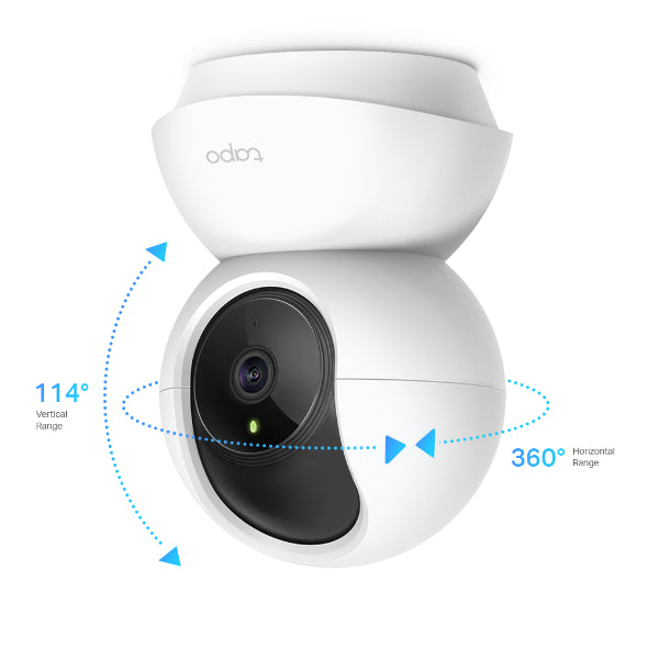 TP Link camara de seguridad con doble lente y movimiento panoramico/inclinacion para interiores y exteriores - Tapo C246D