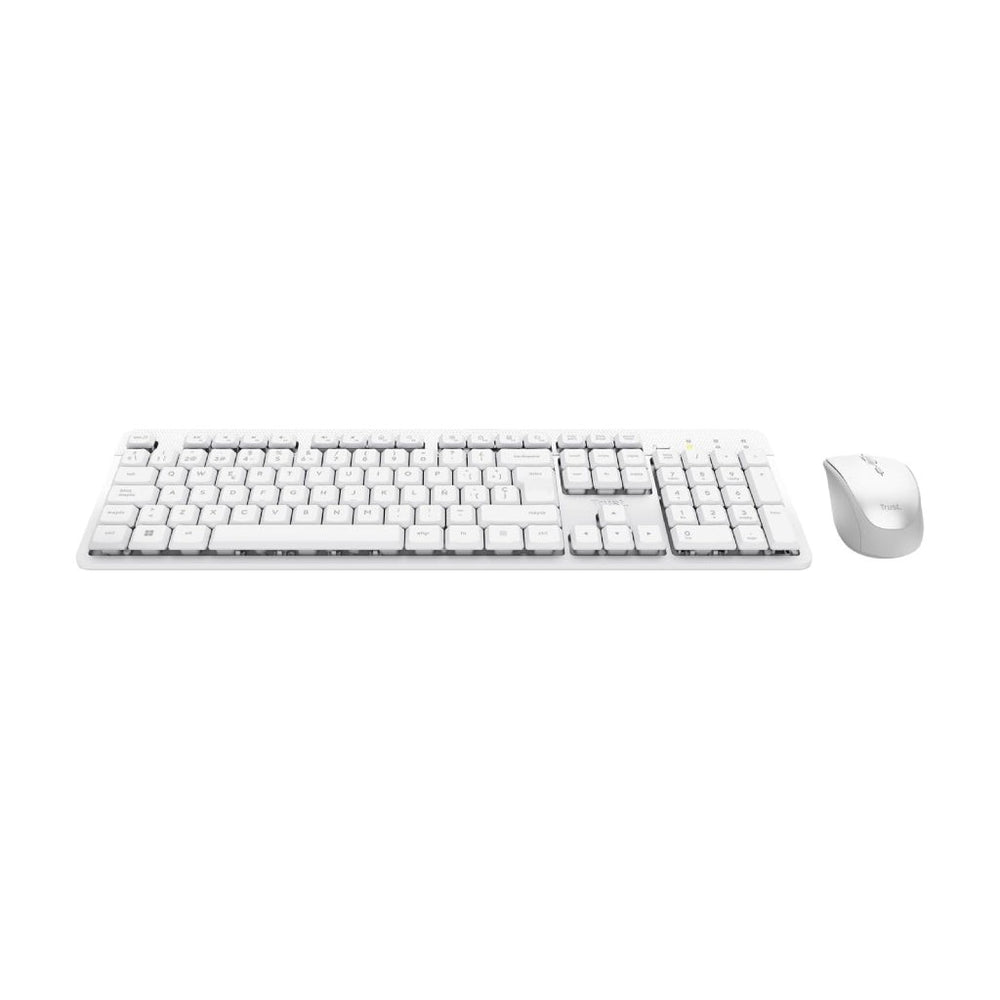 Trust ODY II teclado y raton inalámbricos y silenciosos blanco - 25467