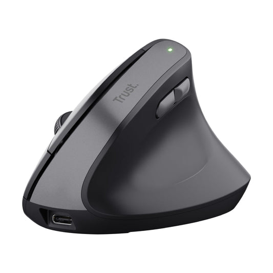 Trust mouse ergonomico inalambrico vertical recargable TM-270 - 25371 CAJA MARRÓN