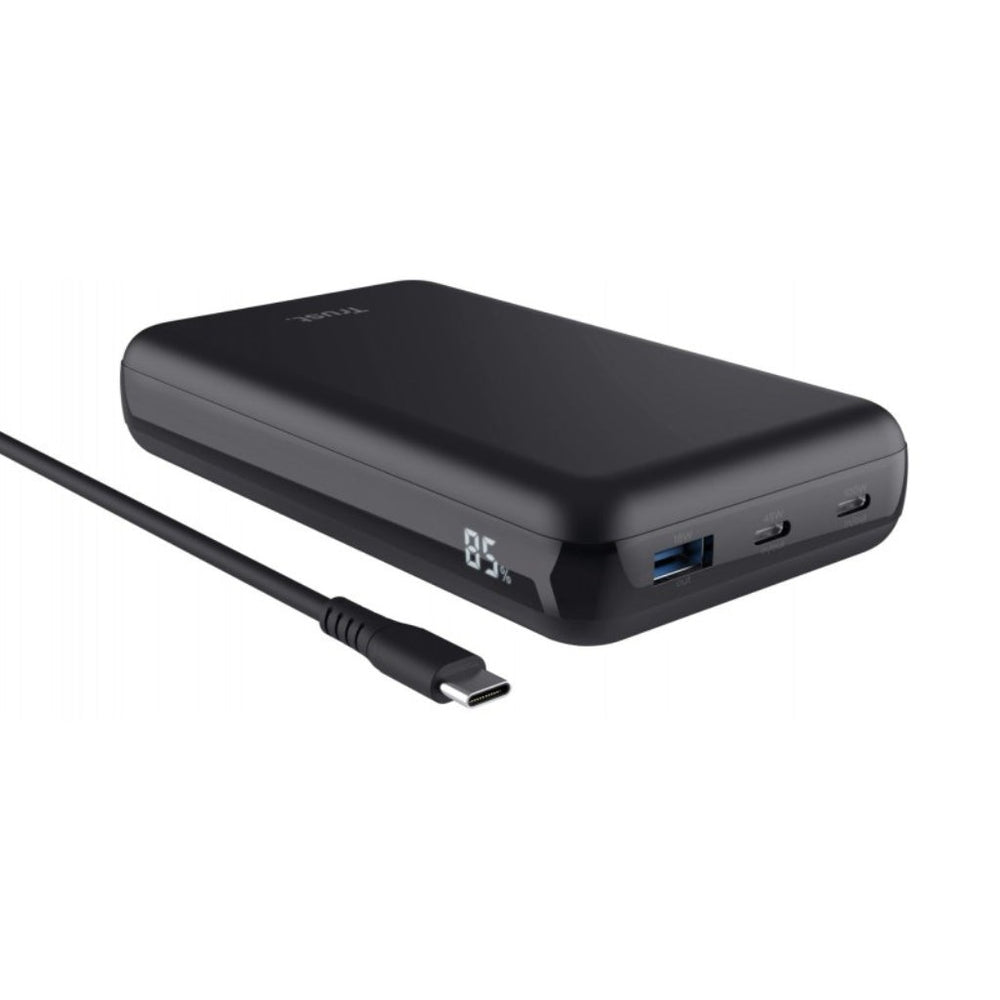 Trust bateria externa Laro de 100 W para portátiles carga rapida USB-C - 25240