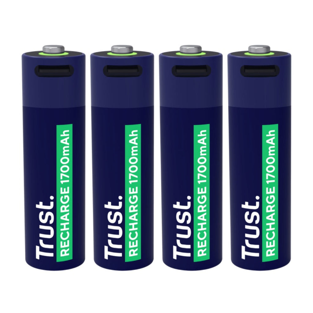 Trust pilas AA recargables en USB-C 4 pack -  25631