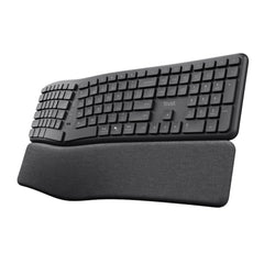 Trust keyra teclado inalambrico multidispositivo ergonomico - 25704
