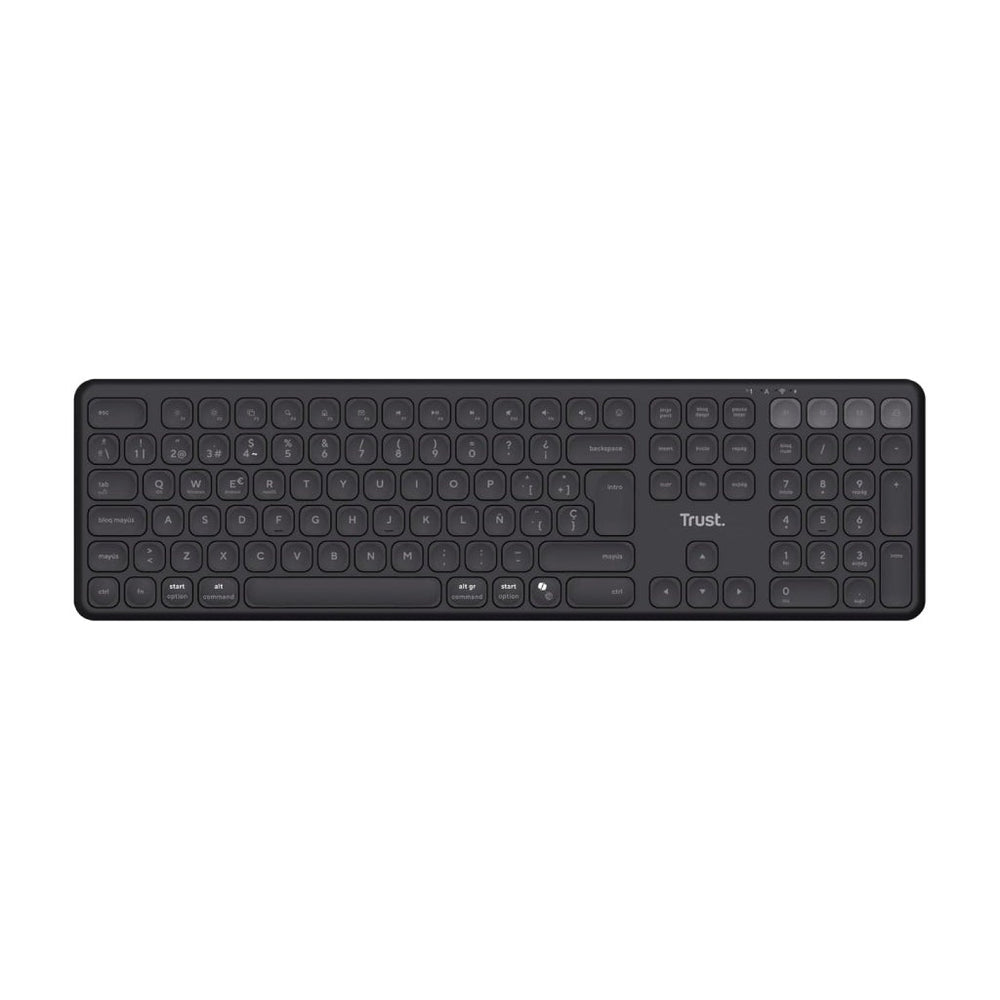 Trust Vaiya teclado inalambrico multidispositivo negro - 25635