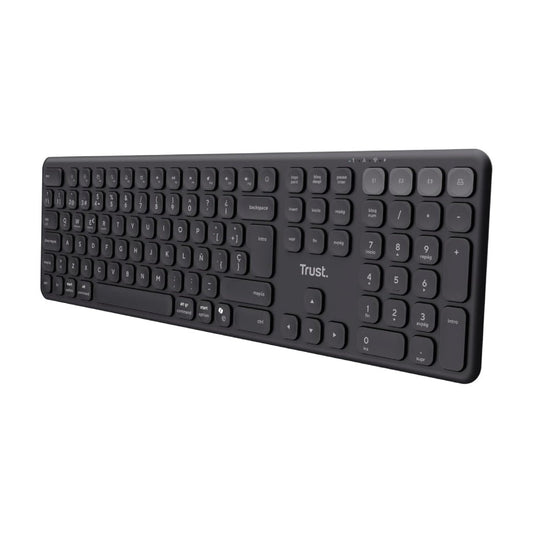 Trust Vaiya teclado inalambrico multidispositivo negro - 25635