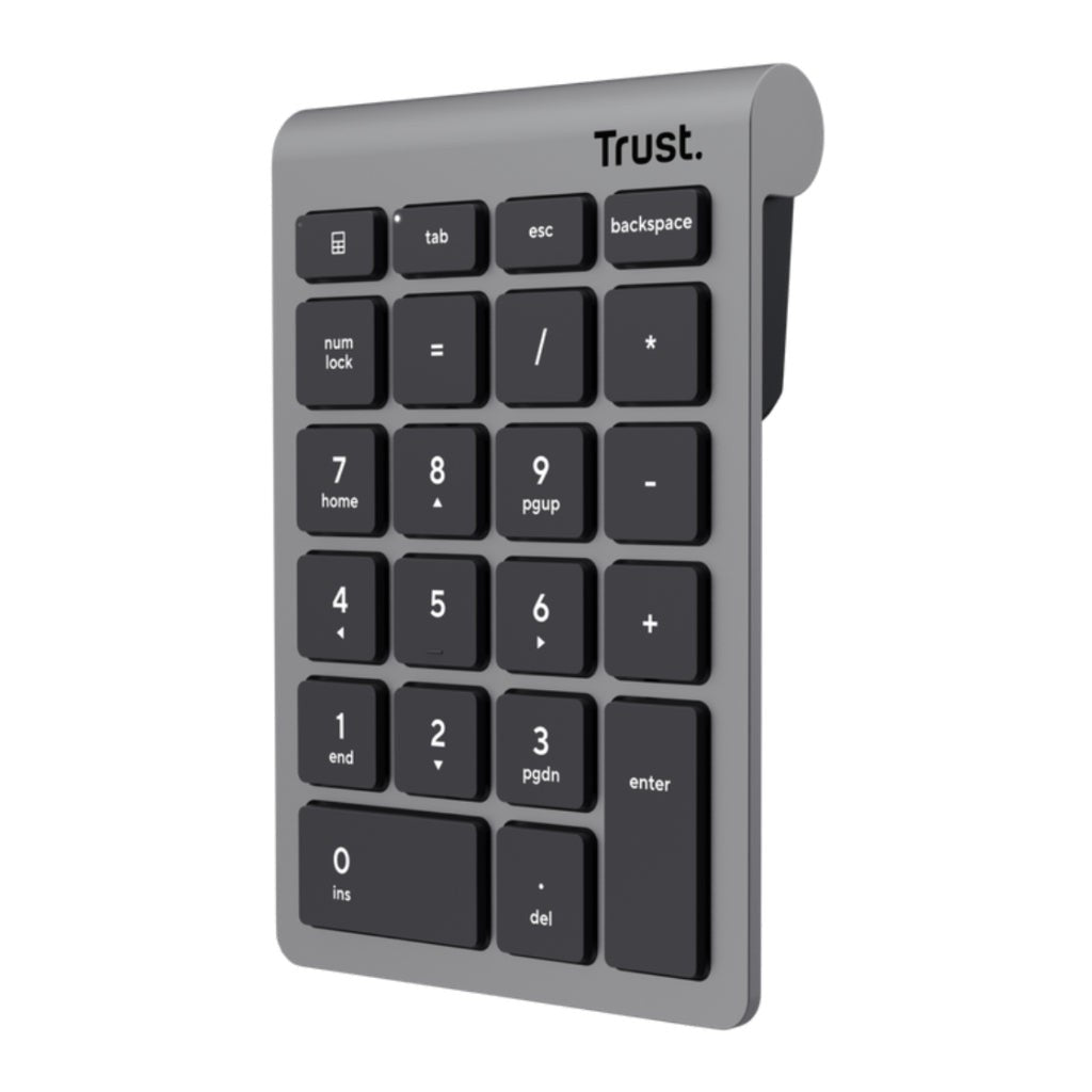 Trust teclado numerico inalambrico plata - 25709