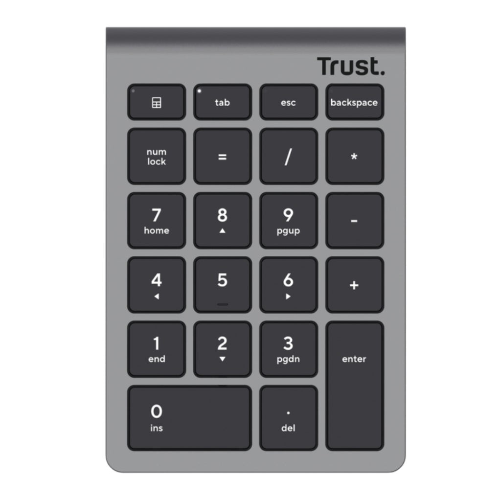 Trust teclado numerico inalambrico plata - 25709