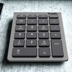Trust teclado numerico inalambrico plata - 25709