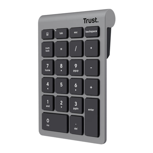 Trust teclado numerico inalambrico plata - 25709