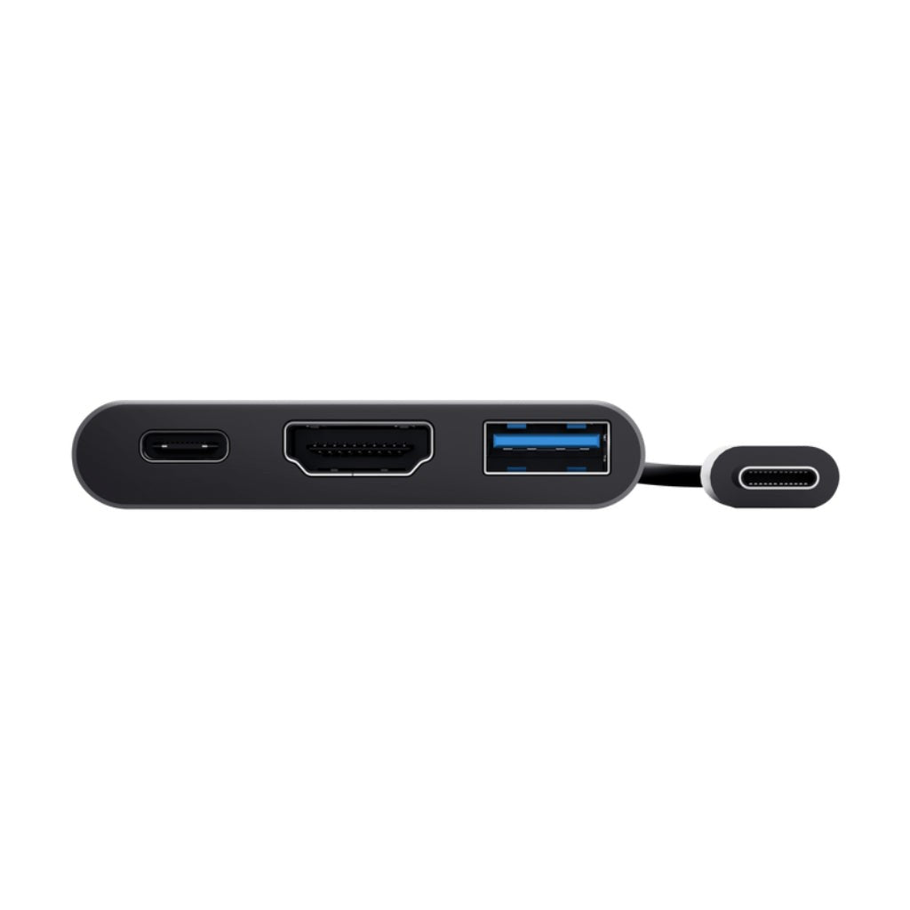 Trust adaptador 3-en-1 multipuerto USB-C-HDMI y-Tipo C - 23772