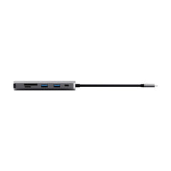 Trust adaptador 7-en-1 USB-C- HDMI- red-lector de tarjetas USB-C y USB - 23775