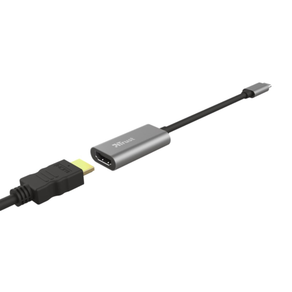 Trust adaptador USB-C a HDMI  Ultra HD 4K multicanal - 23774