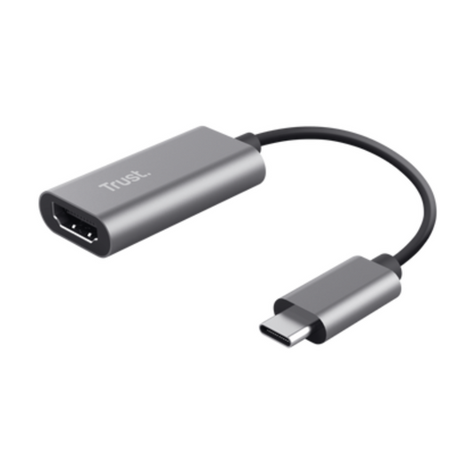 Trust adaptador USB-C a HDMI  Ultra HD 4K multicanal - 23774