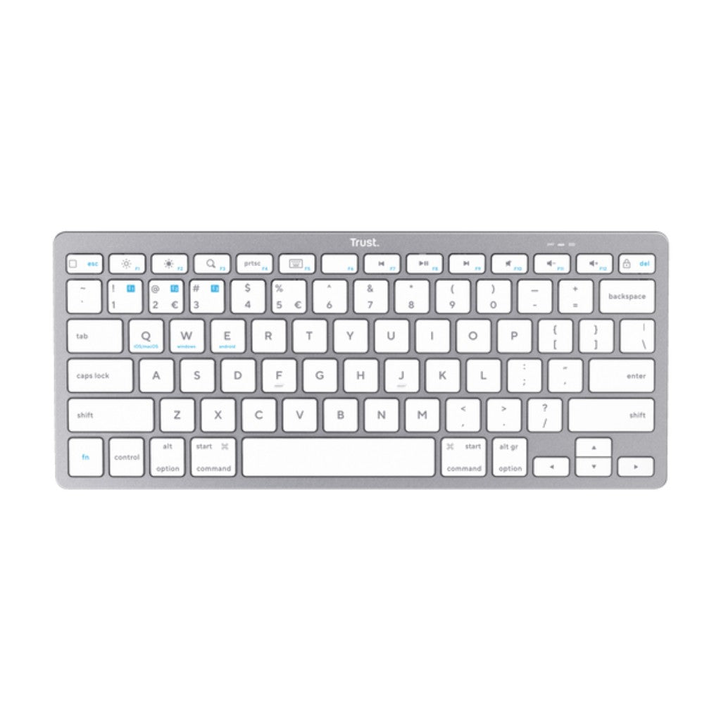 Trust teclado ES bluetooth inalambrico ultrafino para PC, ordenador portatil, tableta y smartphone - 24654