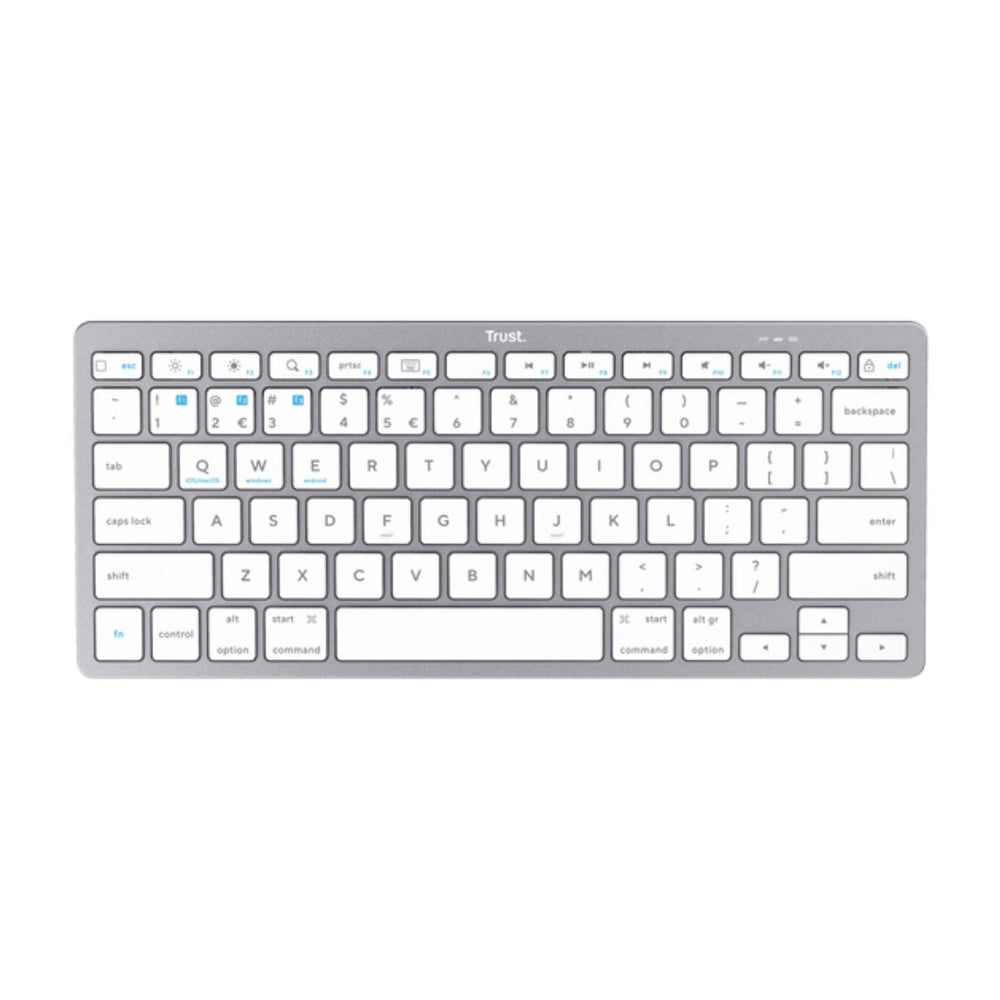 Trust teclado ES bluetooth inalambrico ultrafino para PC, ordenador portatil, tableta y smartphone - 24654