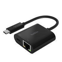 Belkin - Adaptador de carga y Ethernet - USB-C
