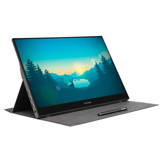 Viewsonic monitor portatil 15.6"  puerto tipo C resolucion 1080 negro TD1655