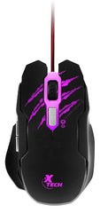 Mouse para Gaming Xtech XTM-610 Lethal Haze - Resolución ajustable de hasta 3200 ppp - Luces LED de 4 colores