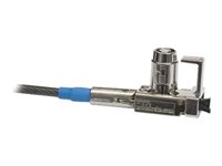 Noble Locks TZ04T Compact Wedge Lock with Barrel Key - Kit de bloqueo para portátiles - plata