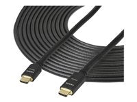 StarTech.com Cable HDMI de alta velocidad Activo CL2 24AWG de 20m - Cable HDMI de Instalación de Pared UltraHD 4kx2k (HDMM20MA) - Cable HDMI