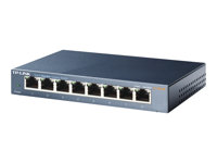 TP-Link TL-SG108 8-port Metal Gigabit Switch - Conmutador - sin gestionar