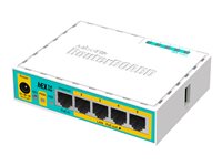 MikroTik RouterBOARD hEX lite RB750UPr2 - - router - conmutador de 4 puertos